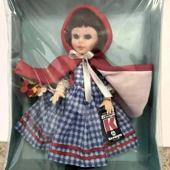 VTG Kehagias Little Red Riding Hood Fairytale Sleepy Eyes Doll. New in box. - Picture 1 of 4